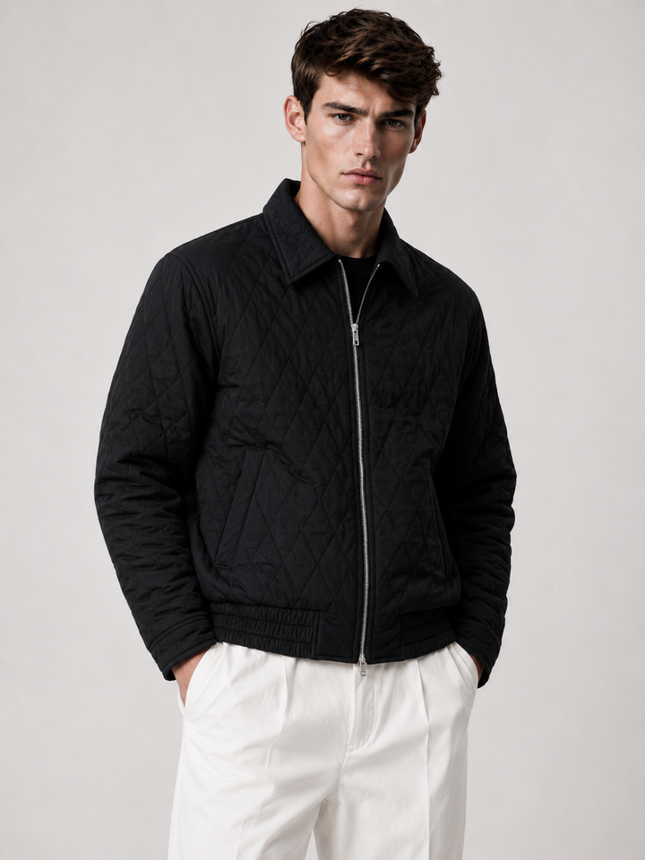 Black Diamond Quilted Jacket