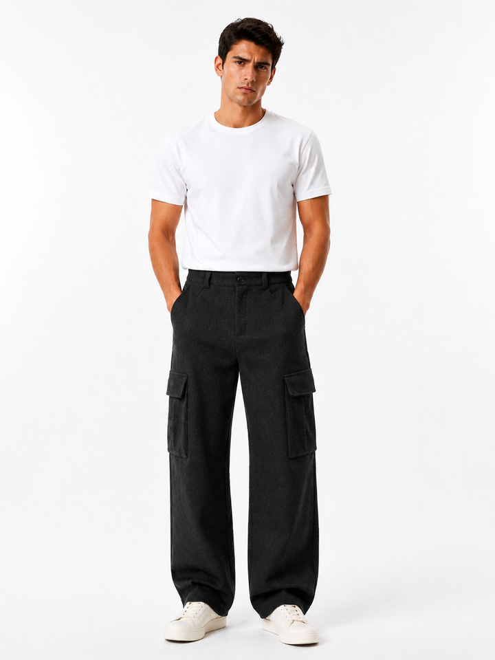Wool Blend Trousers