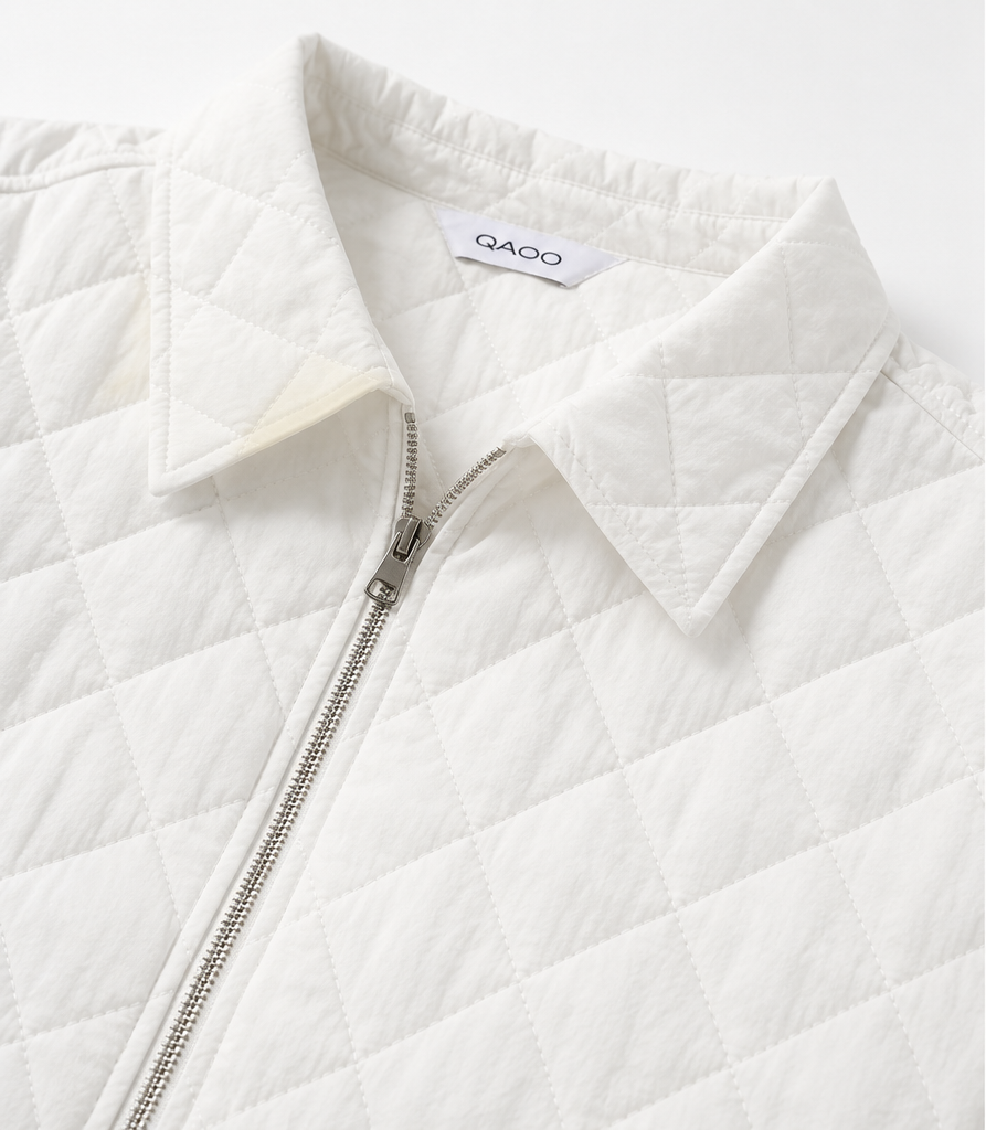 White Diamond Quilted Jacket