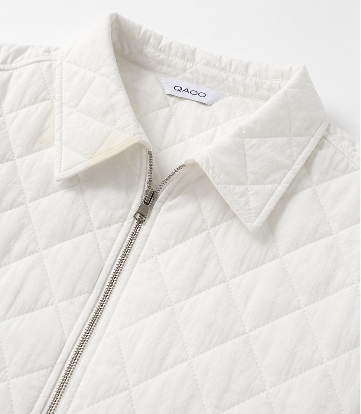 White Diamond Quilted Jacket