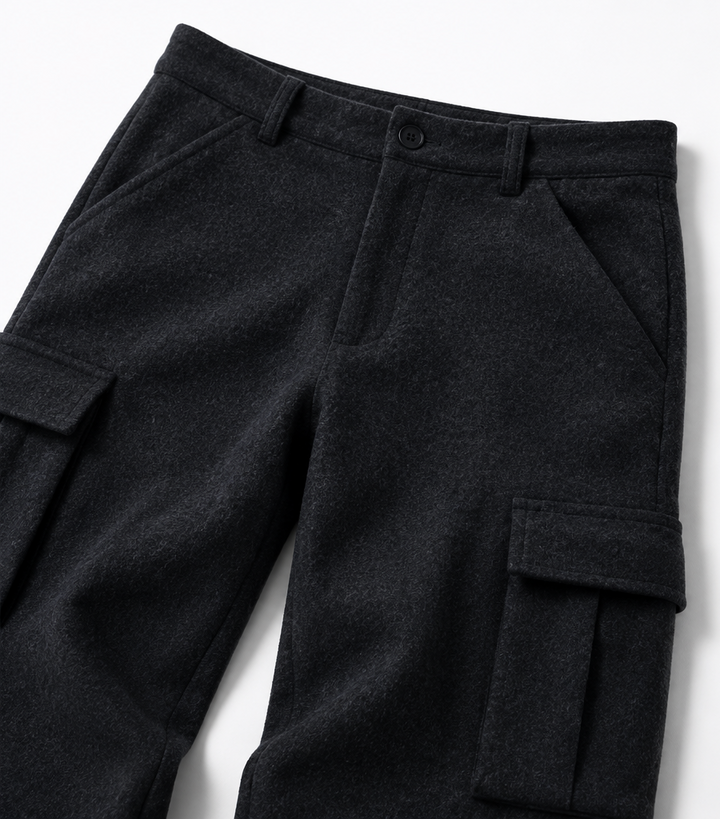 Wool Blend Trousers